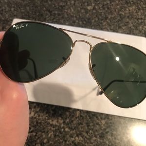 RayBan Classic polarized aviators RB3025